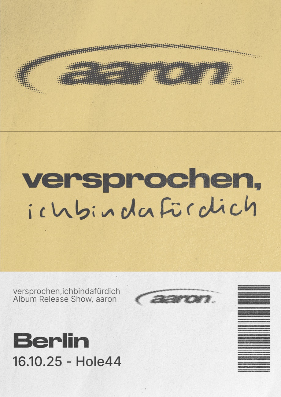 Concert ticket AARON – Berlin